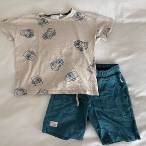 LIMITED EDITION SANETTA PURE ORGANIC SHORT SLEEVE AND SHORT SET SIZE 5